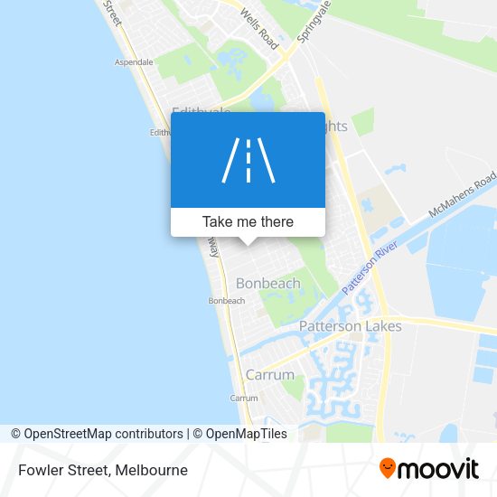 Fowler Street map