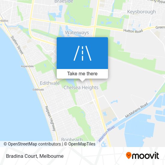 Bradina Court map