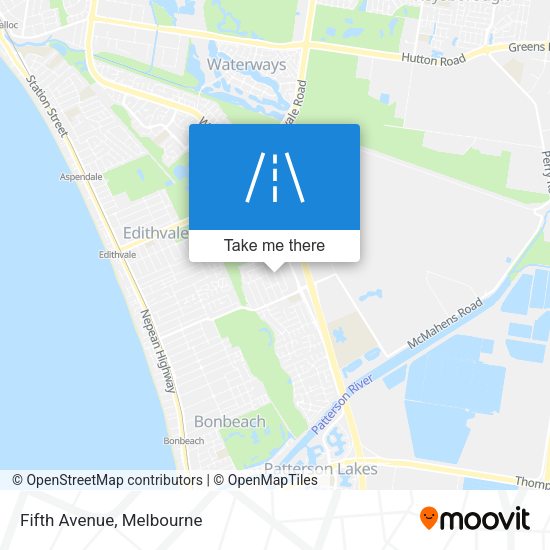 Fifth Avenue map