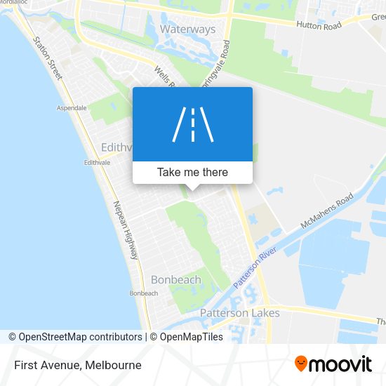 First Avenue map