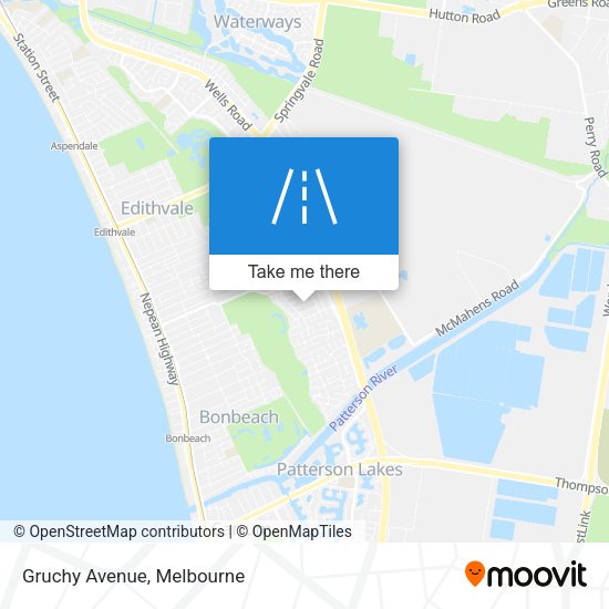 Gruchy Avenue map
