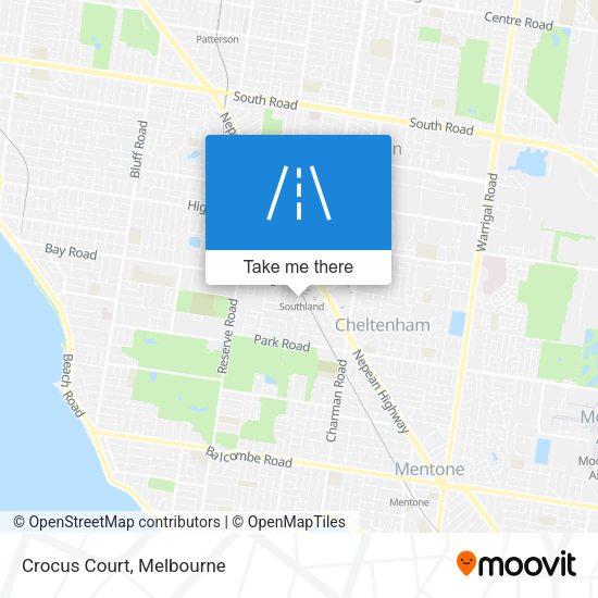 Crocus Court map