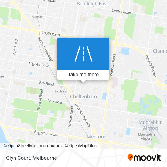 Glyn Court map