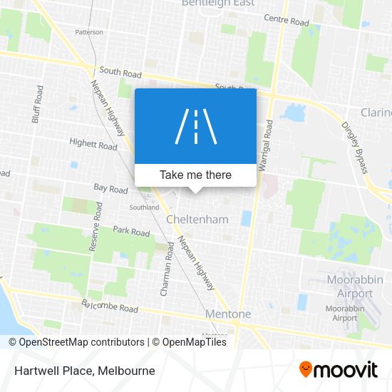 Hartwell Place map