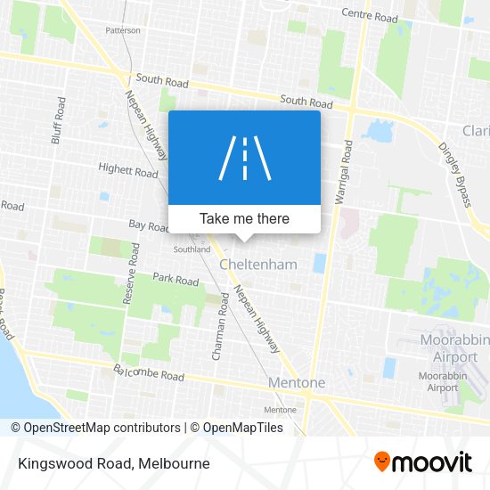 Kingswood Road map