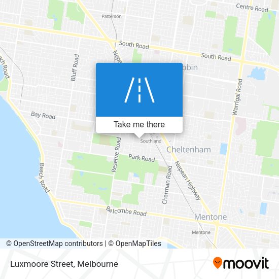 Luxmoore Street map