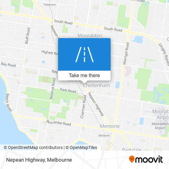 Nepean Highway map
