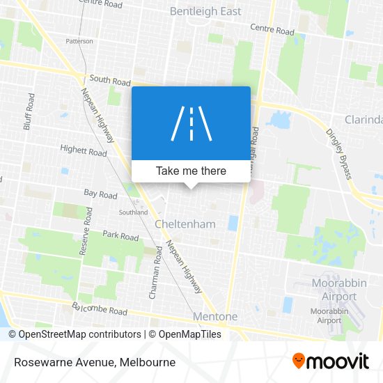 Rosewarne Avenue map