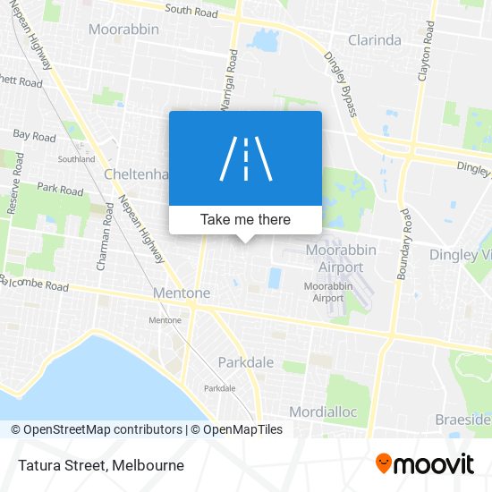 Mapa Tatura Street