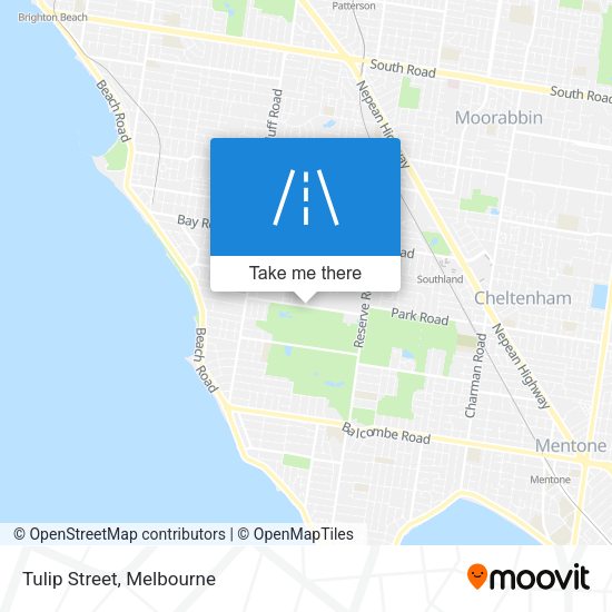 Tulip Street map