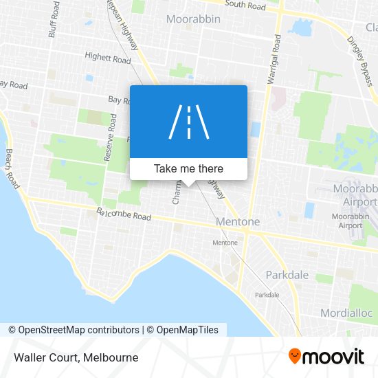 Waller Court map