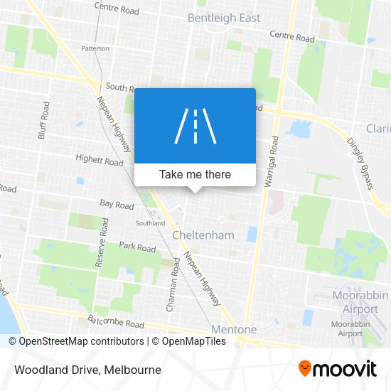 Woodland Drive map