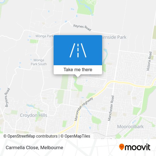 Carmella Close map