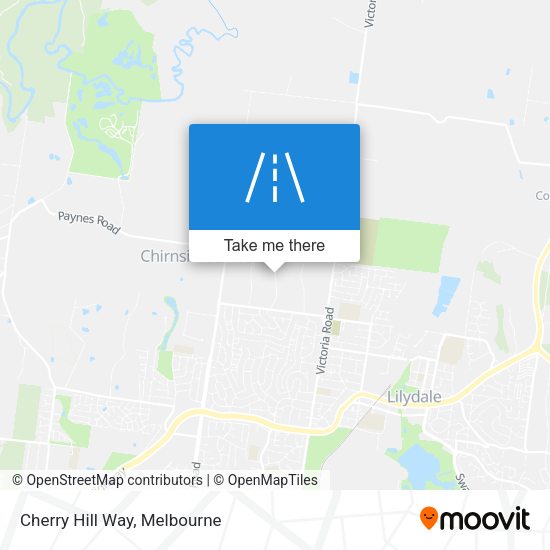 Cherry Hill Way map