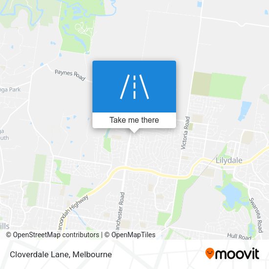 Cloverdale Lane map