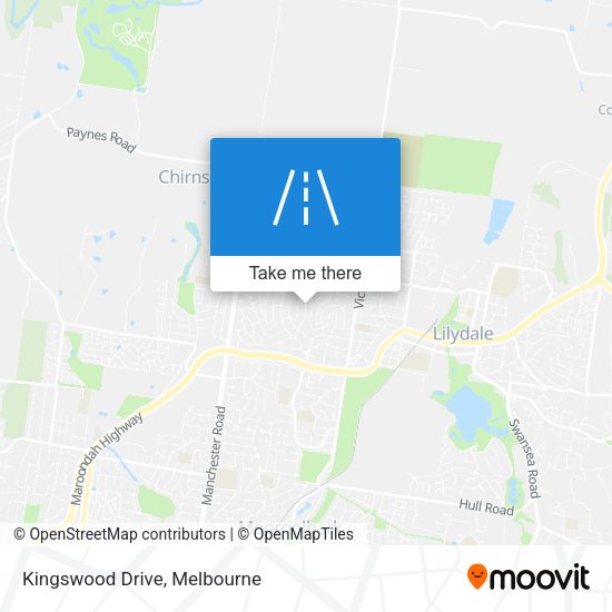 Kingswood Drive map
