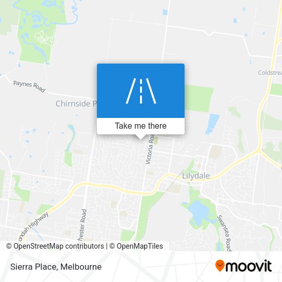 Sierra Place map
