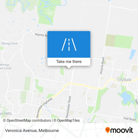 Veronica Avenue map