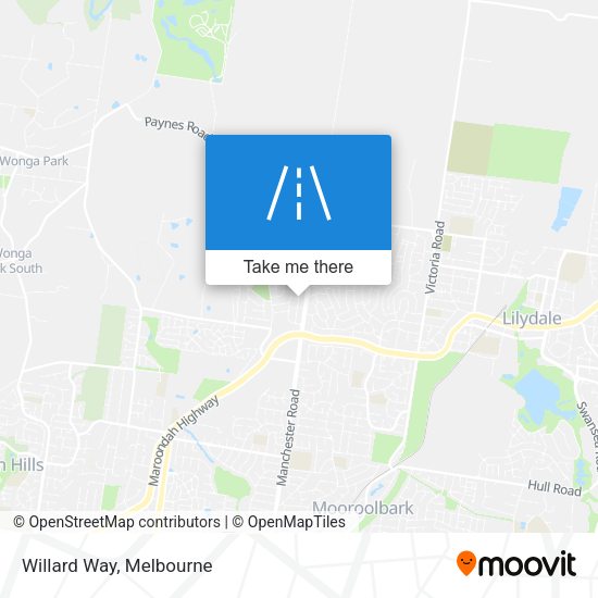 Willard Way map