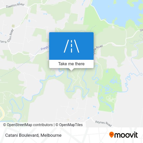 Catani Boulevard map
