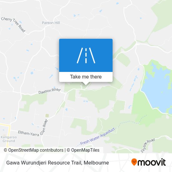 Gawa Wurundjeri Resource Trail map