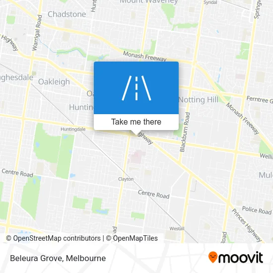 Beleura Grove map