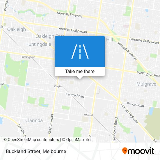 Buckland Street map