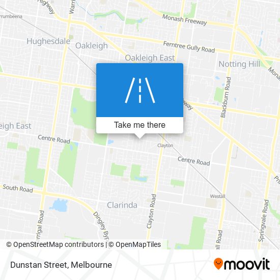 Dunstan Street map