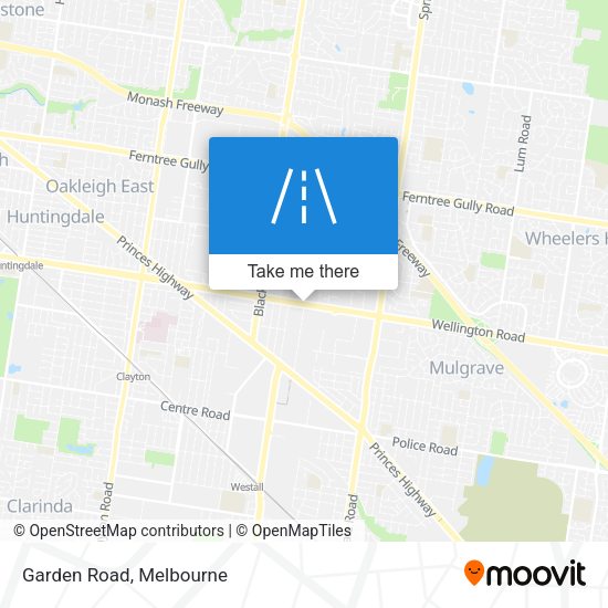 Garden Road map