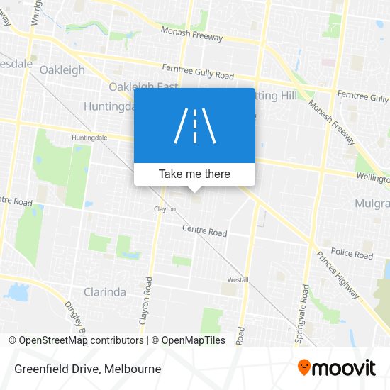 Greenfield Drive map