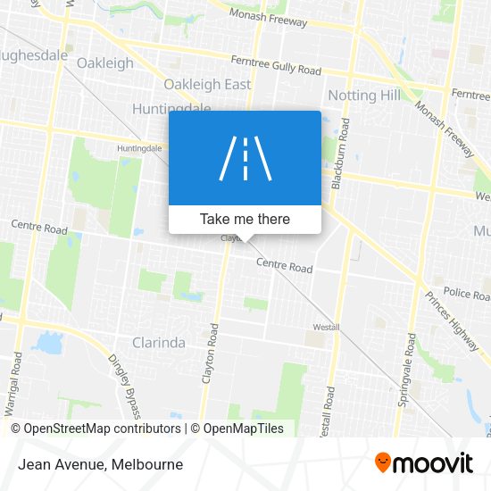 Jean Avenue map