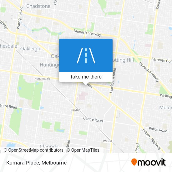 Kumara Place map