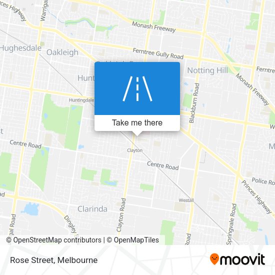Rose Street map