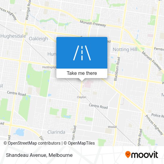 Shandeau Avenue map