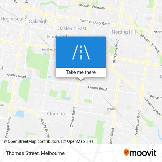 Thomas Street map