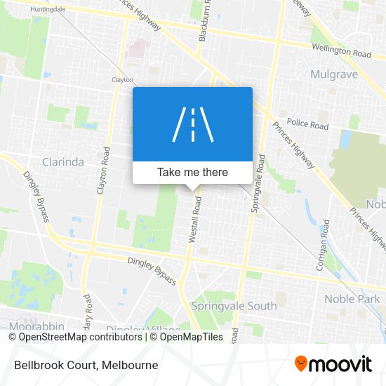 Bellbrook Court map