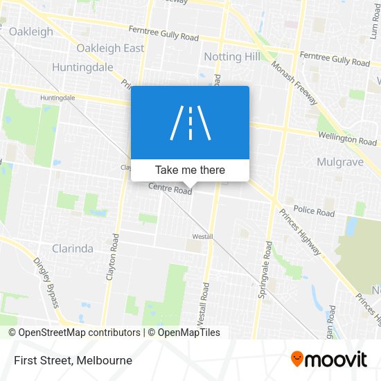 First Street map