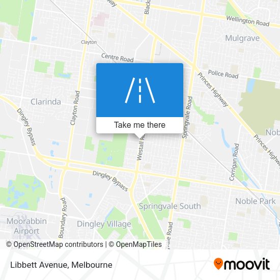 Libbett Avenue map