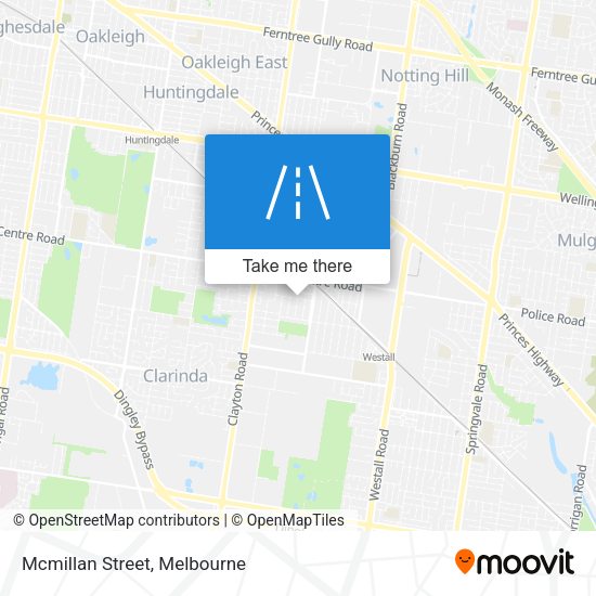 Mcmillan Street map
