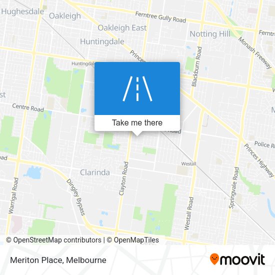 Meriton Place map