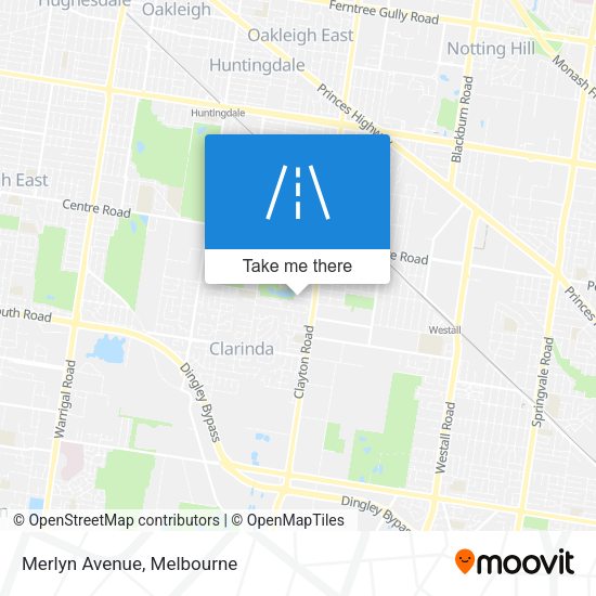 Merlyn Avenue map