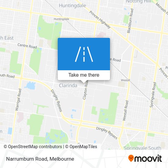 Narrumburn Road map