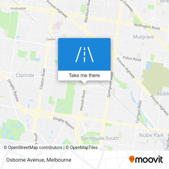 Osborne Avenue map