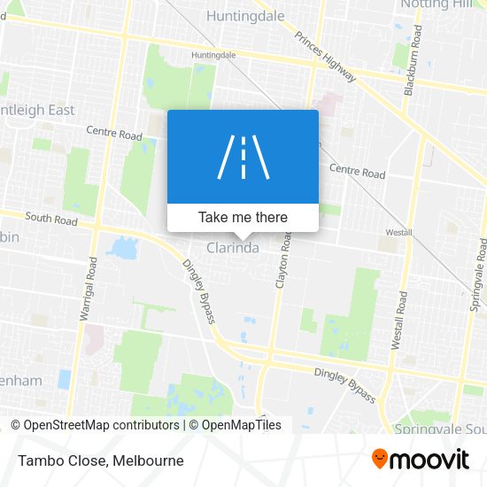 Tambo Close map