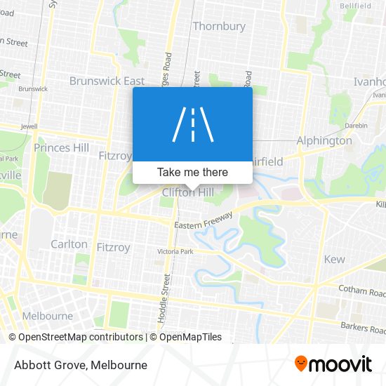 Abbott Grove map