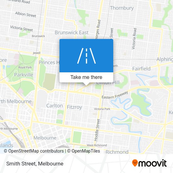 Smith Street map