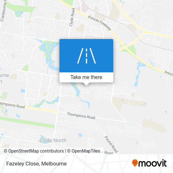 Fazeley Close map