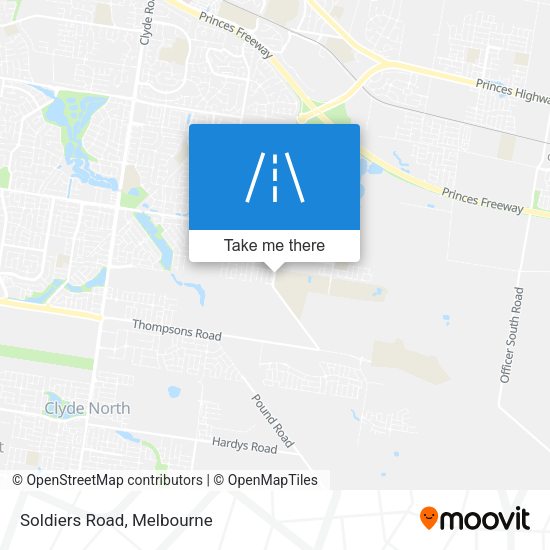 Soldiers Road map
