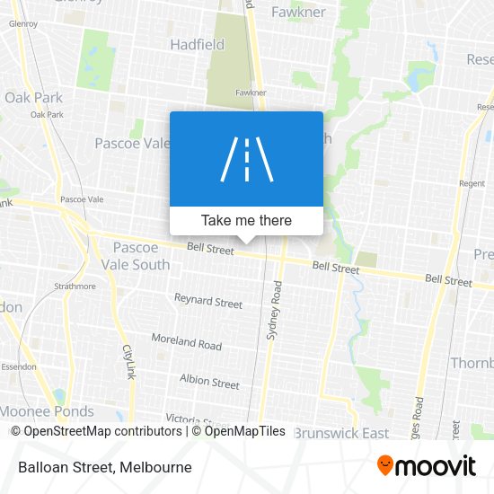 Balloan Street map