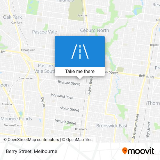 Berry Street map